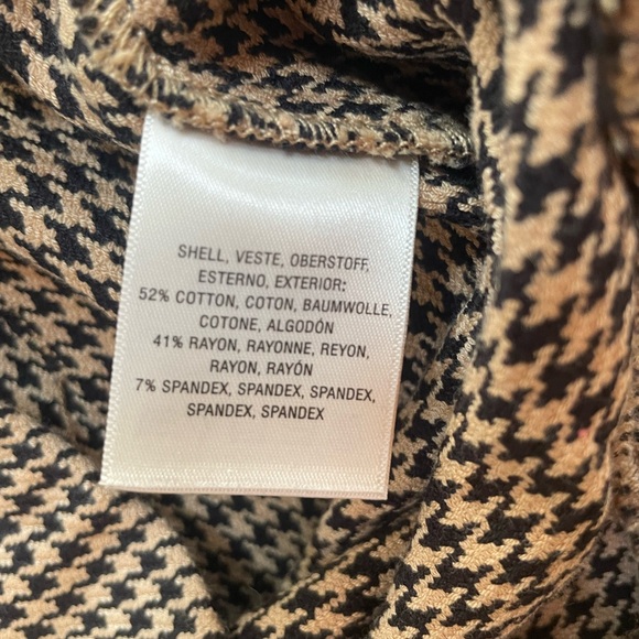 Anthropologie Cartonnier Houndstooth Wide Leg Pants - Picture 13 of 15